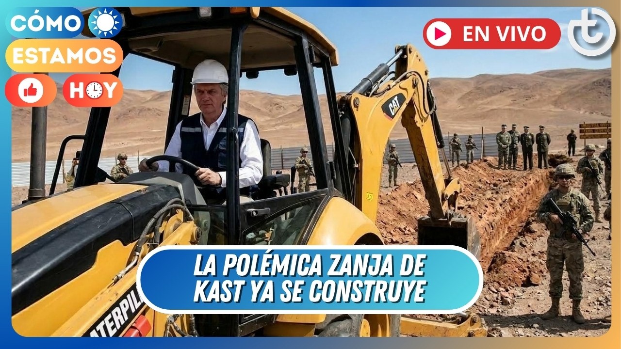 ¡Comenzó la zanja en la frontera norte! La medida de Kast ya es realidad | Tevex oficial