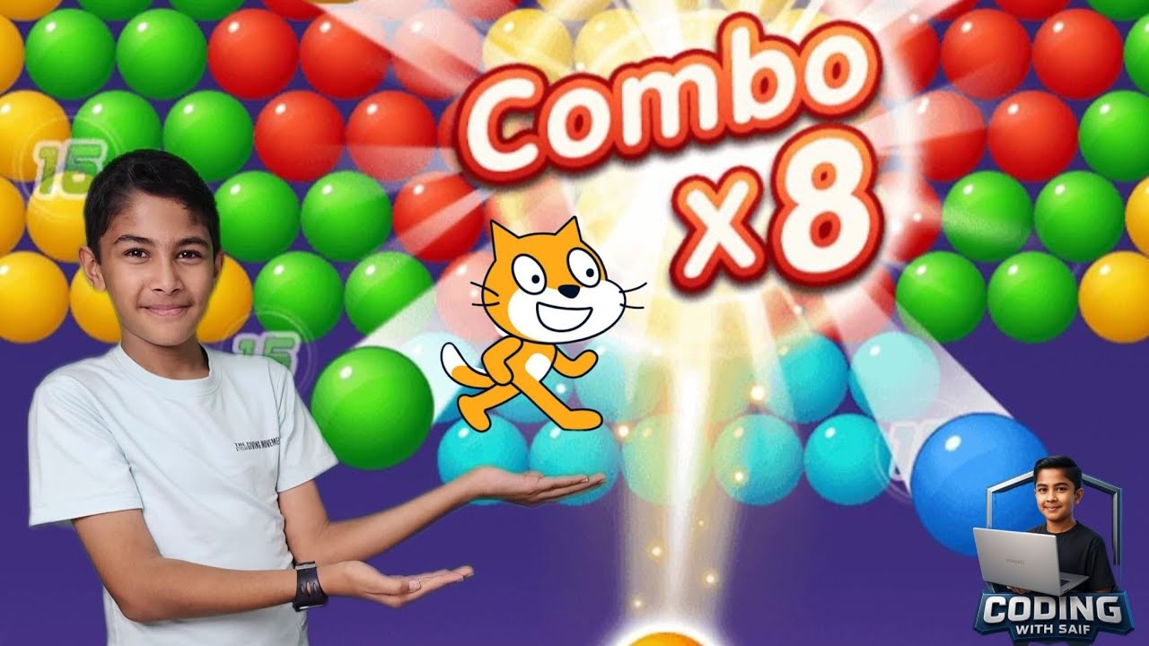كيف تصنع لعبة مدمر المكعبات مع سكراتش خطوه بخطوه #scratch #app Inventor #html #gava #web