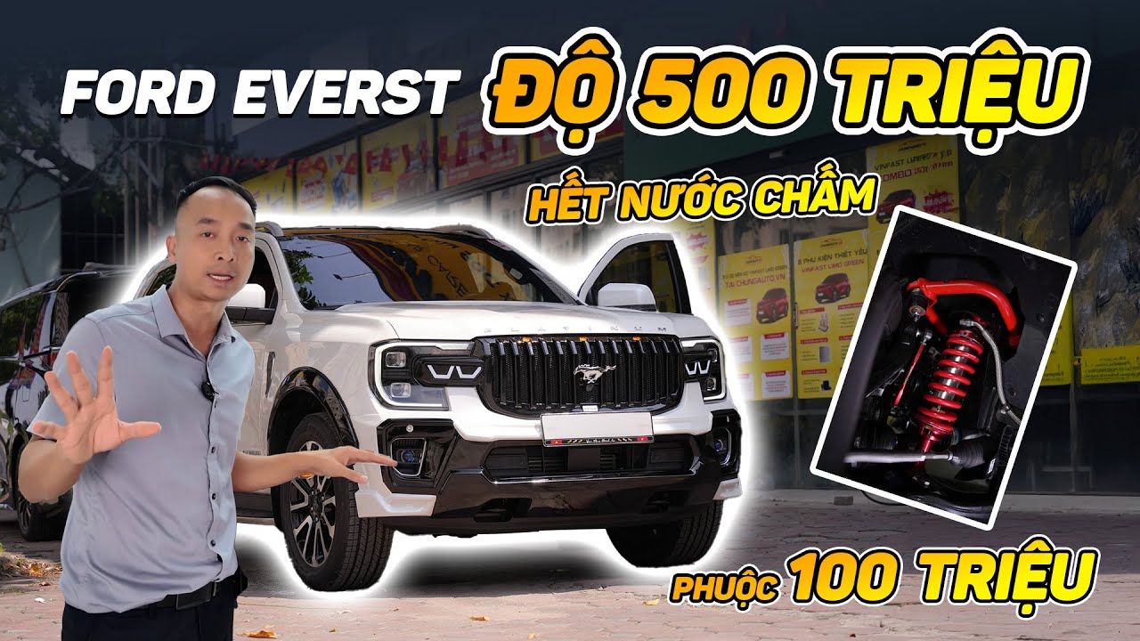 Ford Everest Độ 500 Triệu Theo Phong Cách Mỹ - Ngoại Hình Cực Chiến, Đẳng Cấp Dân Chơi!