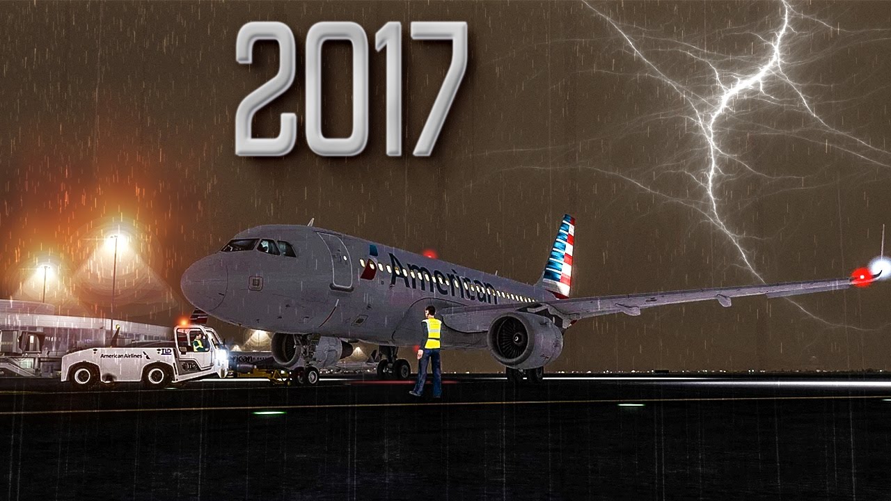 New Flight Simulator 2017 | Scary Thunderstorm Takeoff [P3D 3.4 - Ultra Realism]