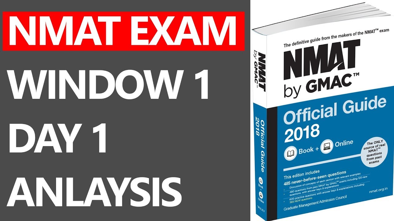 NMAT EXAM 2018 WINDOW 1 DAY 1 ALL SLOTS ANLAYSIS