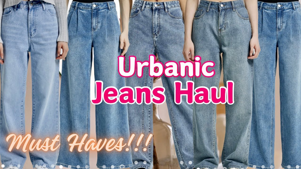 URBANIC Jeans Haul l Trendy URBANIC High Waist Jeans Haul l Latest Jeans Haul#urbanic #jeans #denim