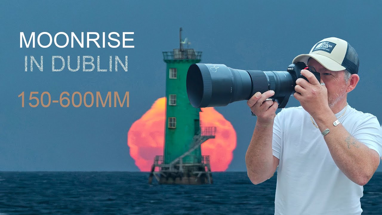 MOONRISE IN DUBLIN with a Sigma 150-600