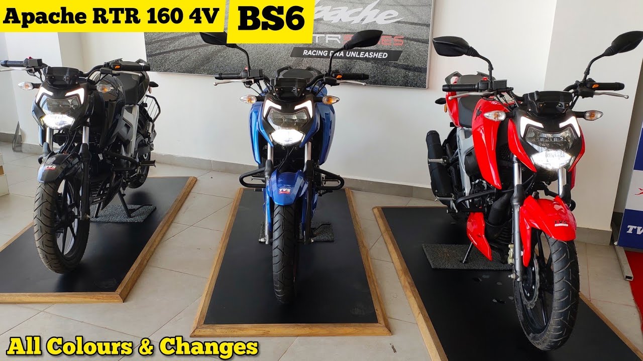 TVS Apache RTR 160 4V BS6 All Colour | Mileage | Price | Variant | Real Mileage