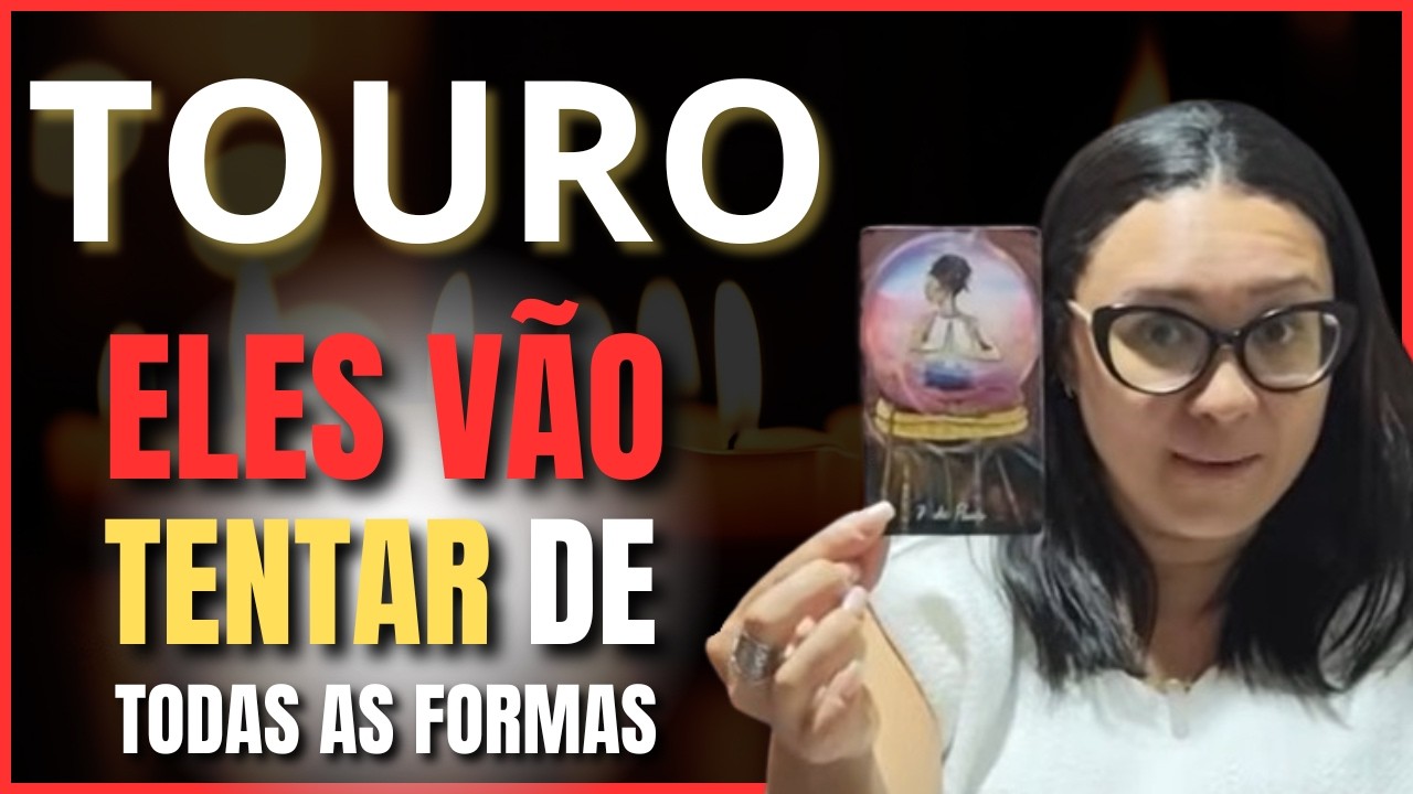 TOURO ELES VÃO VER O QUE NÃO QUEREM... O SEU SILÊNCIO INCOMODA E VÃO TENTAR ARMAR CONTRA VC...
