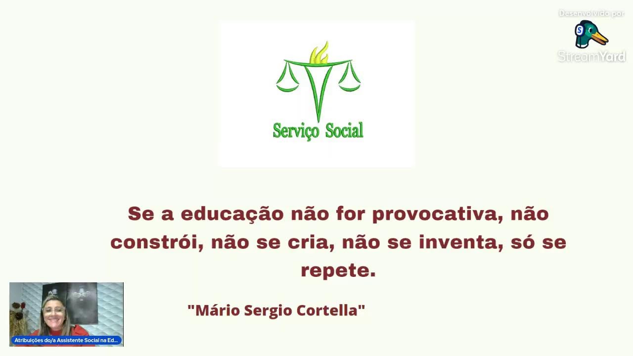 Aulão Atribuições do/a Assistente Social na Educação