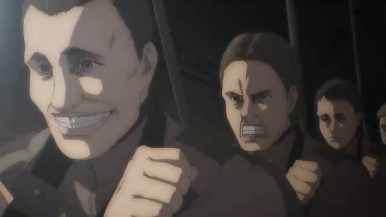 TITAN RAIN SCENE Attack on Titan | Attack on Titan Final Season 4 Episode 1