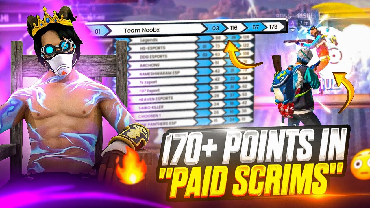 170 Point In 6 Matches 🔥 Playing Paid Scrim In Live | ₹55 lobby With Live | Can We Qualify??