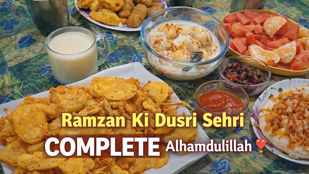 Ramzan sharif Ki Dusri Sehri Complete 💯