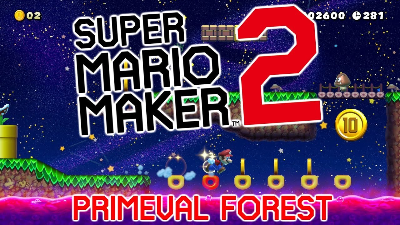 SMM2 Level - Primeval Forest (Remake)