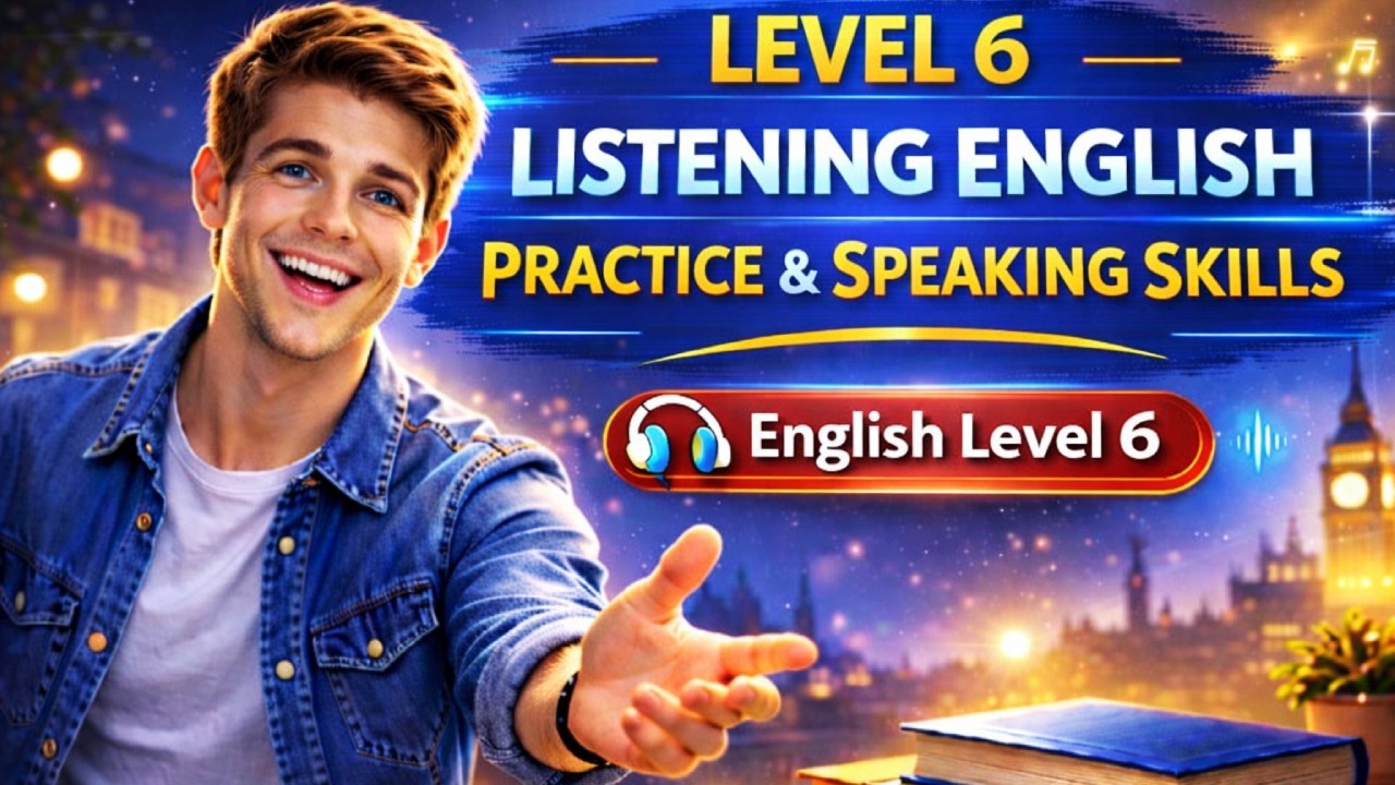 Level 6 – English Listening Practice | Learn English Listening Comprehension