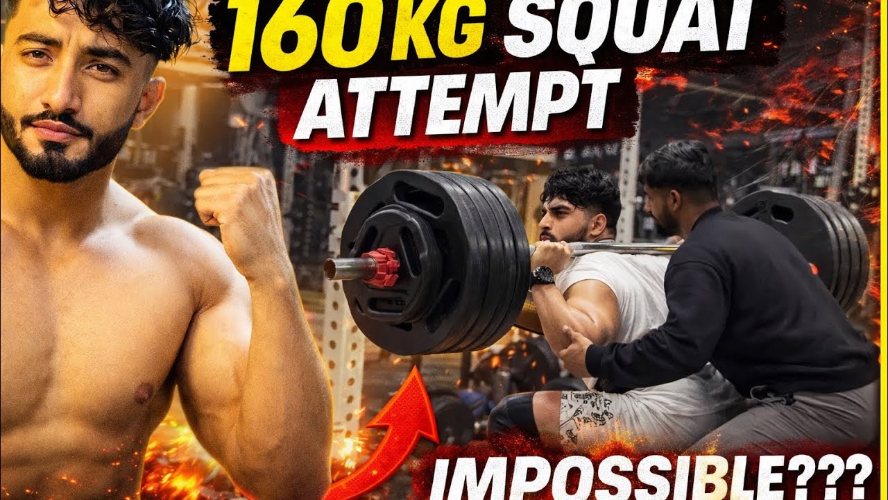 I Tried 160 KG Squat for the First Time | Shocking Result😱😱
