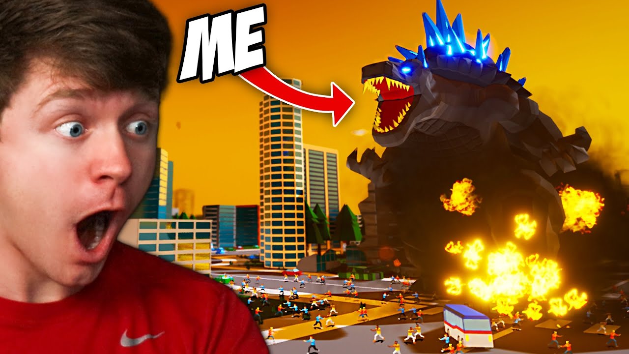 Becoming a GODZILLA KAIJU MONSTER! - Kaiju Simulator