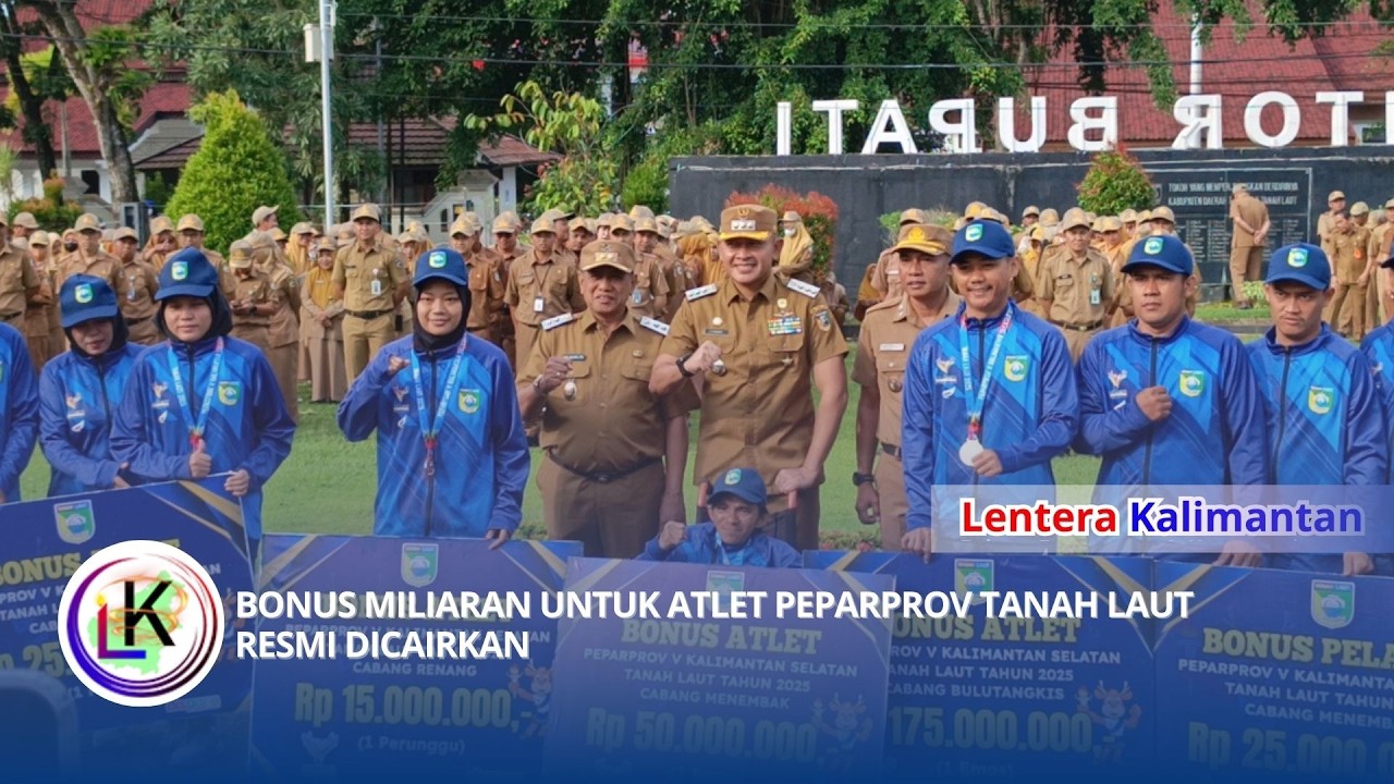 BONUS MILIARAN UNTUK ATLET PEPARPROV TANAH LAUT RESMI DICAIRKAN