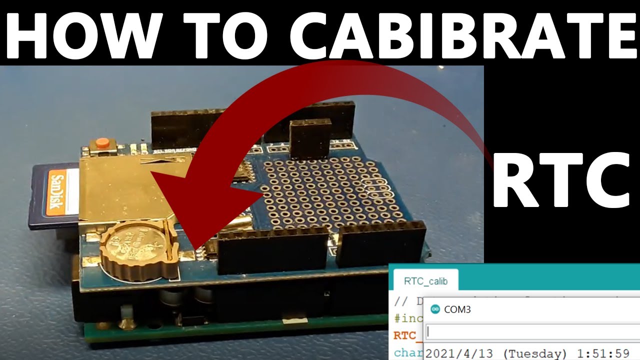 How To Calibrate the RTC For Data Logger Shield