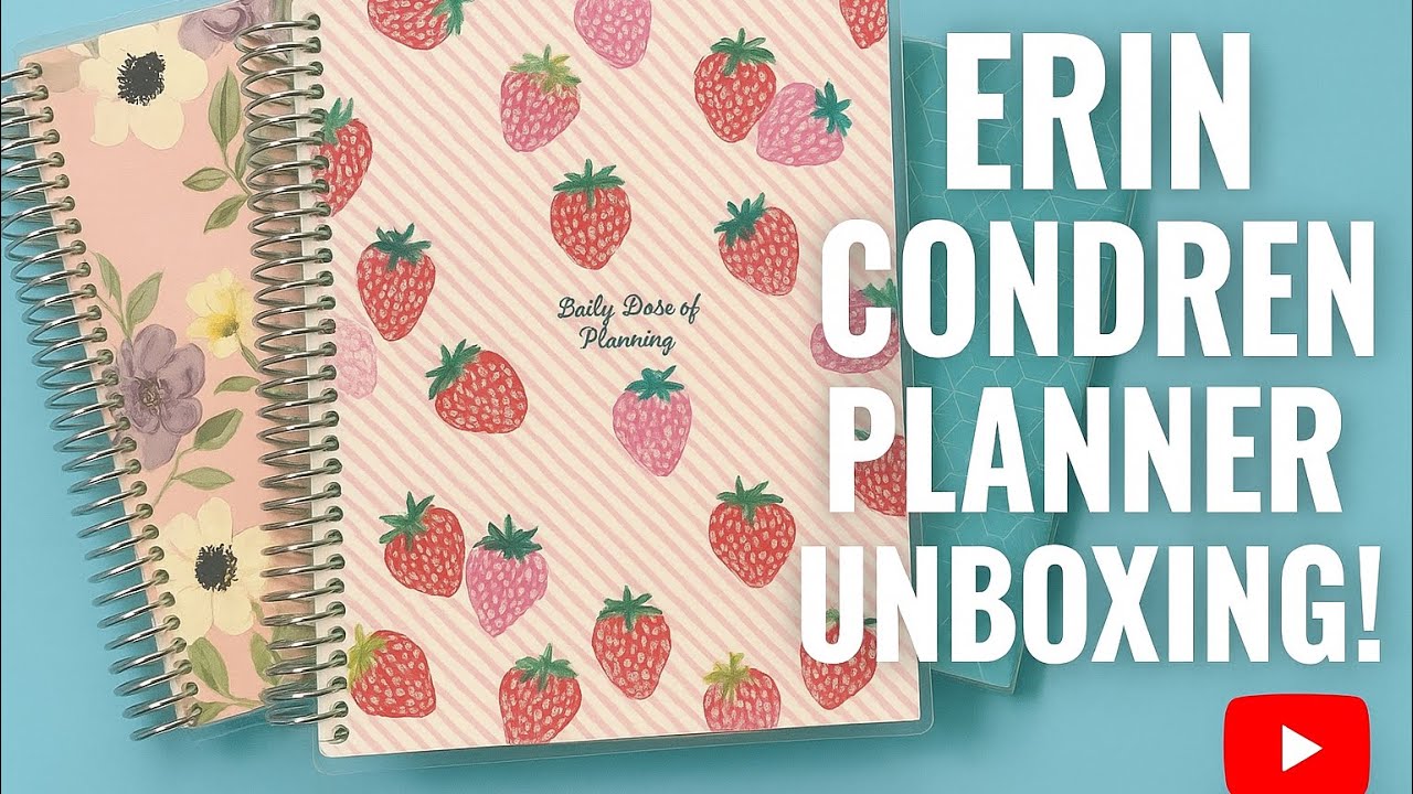 Erin Condren 2026 LifePlanner Unboxing & Review | New Layouts + First Impressions!