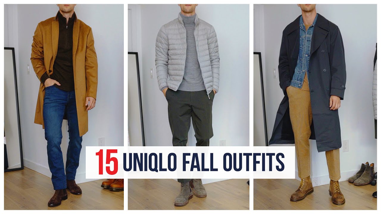 15 Fall Autumn Uniqlo Outfits for 2020 | Men's Fashion Inspiration