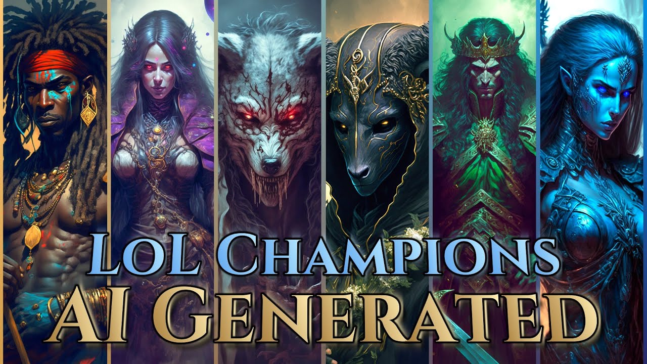 Every League of Legends champion but they're AI generated