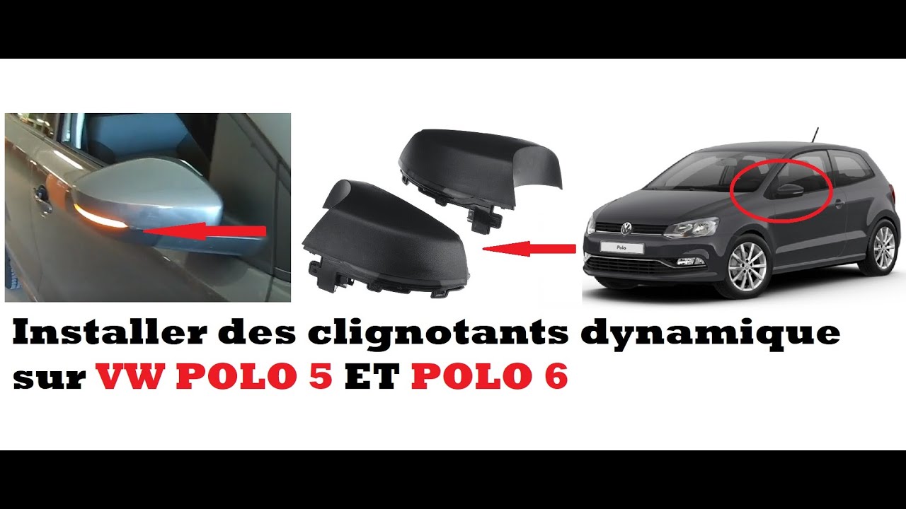 Установить поворотники на VW POLO 5 И POLO 6 MK5 6R 6C