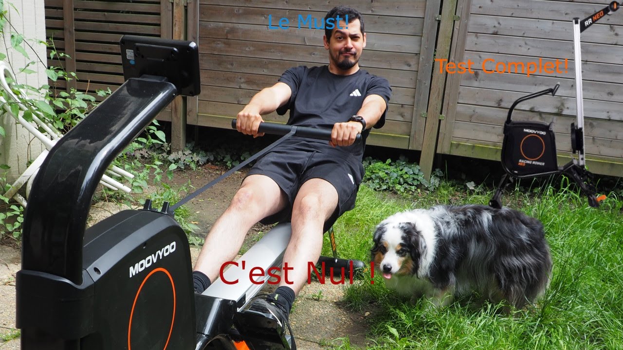 Test Complet Rameur Moovyo Racing rower Neo
