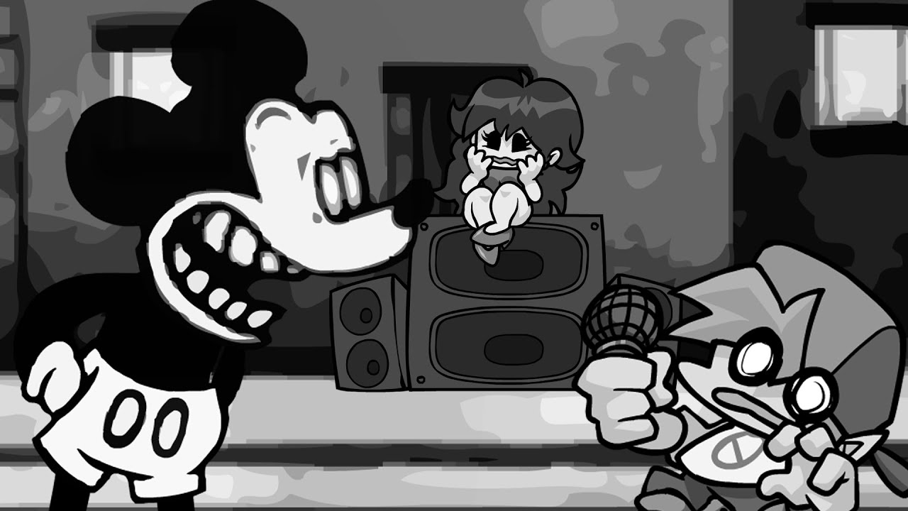 FRIDAY NIGHT FUNKIN' FR | LA CREEPYPASTA MICKEY MOUSE !!! (SUICIDE MOUSE)
