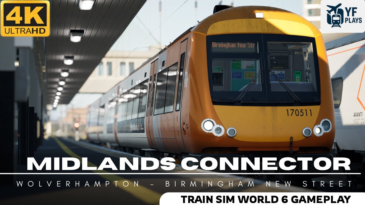 Train Sim World 6 | Midlands Connector | Class 170/5 | Wolverhampton - Birmingham (No Commentary)