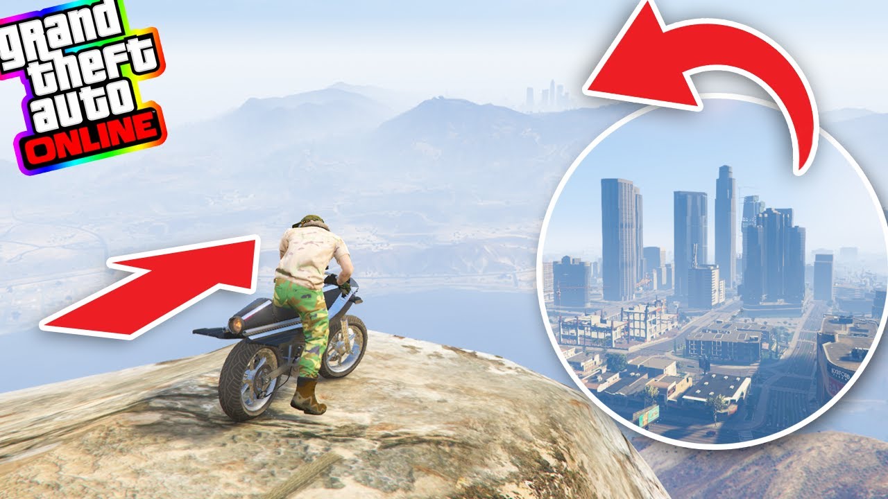 Gta 5 ITA - Dal Monte Chiliad alla città in volo!! - Stunt epico