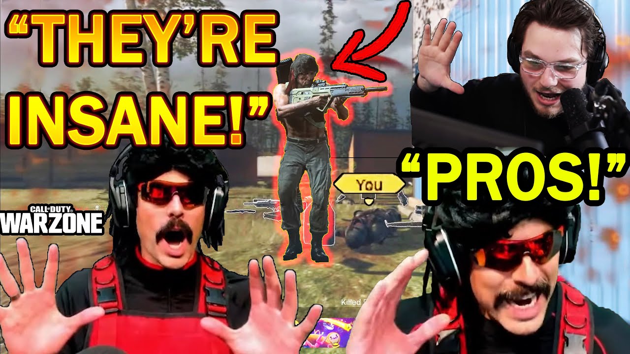 DrDisrespect & Zlaner Play VS UNBEATABLE PROS in $25K Warzone Tournament!