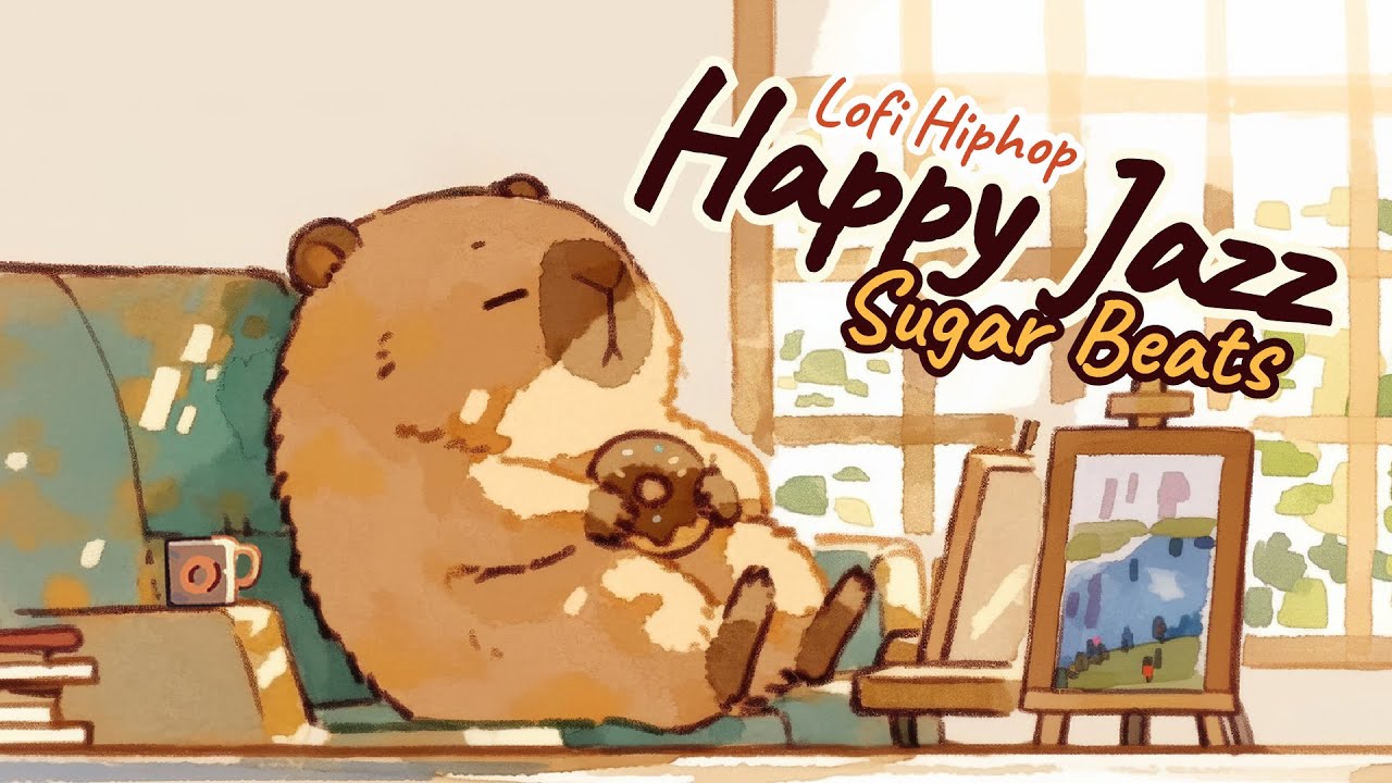 Doesn’t a donut make the music sweeter? 🍩 Happy Jazz Lofi for Study, Work & Focus