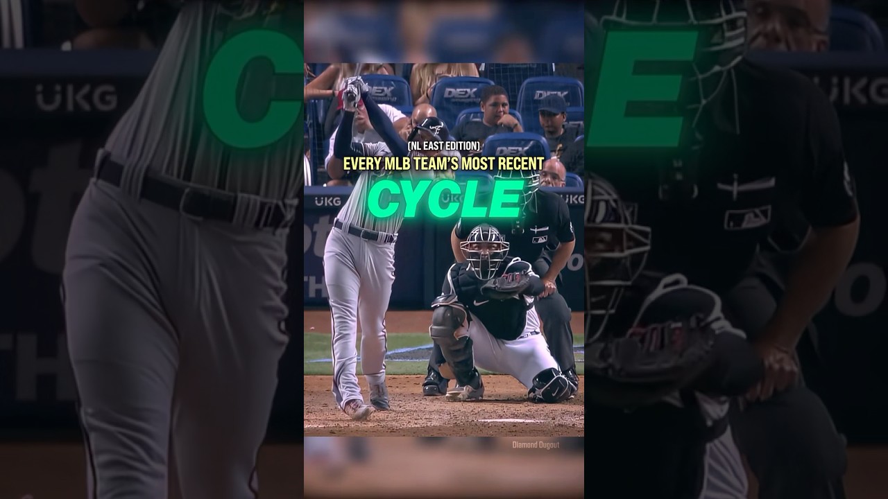 Every MLB Team&rsquo;s Most Recent Cycle (pt. NL East)