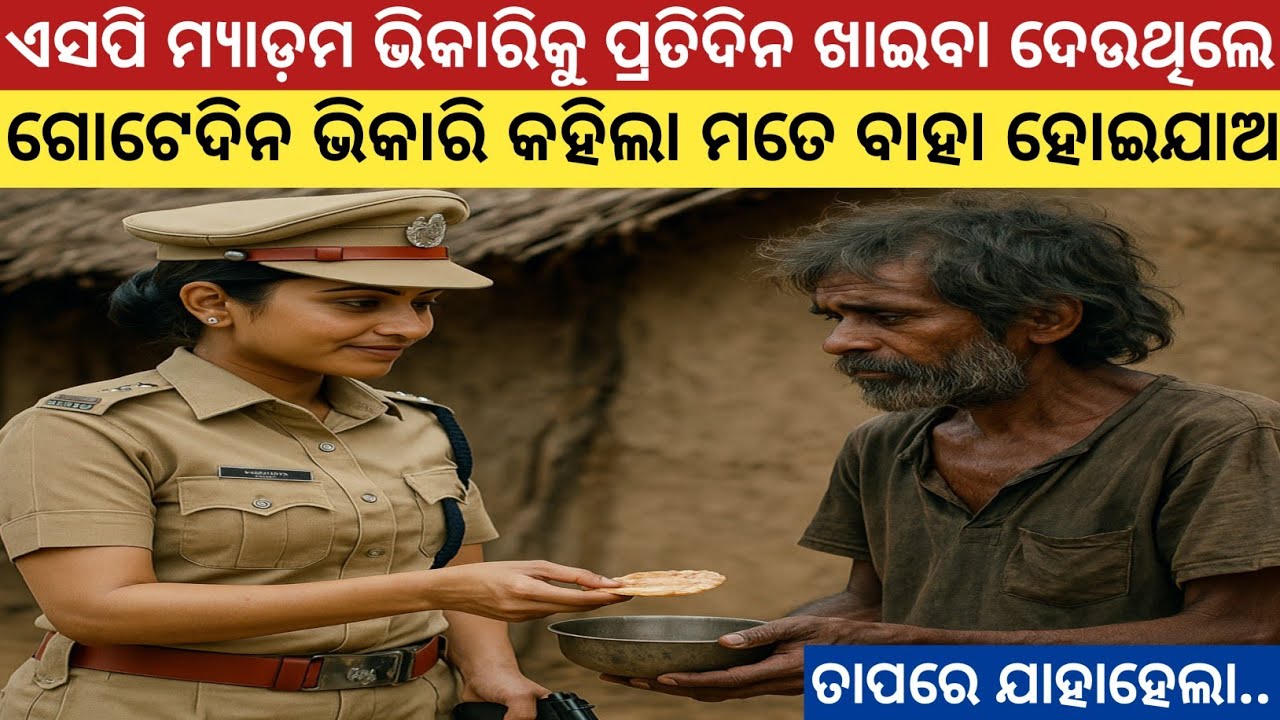 ଏସପି ମ୍ୟାଡ଼ାମ ଭିକାରିକୁ ପ୍ରତିଦିନ ଖାଇବା ଦେଉଥିଲେ ଗୋଟେଦିନ ଭିକାରି କହିଲା ମତେ ବାହା ହୋଇଯାଅ ତାପରେ../Odia Story
