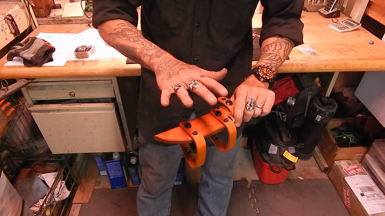 Vehement Knives Scout Sheath Demo Featuring the Simian