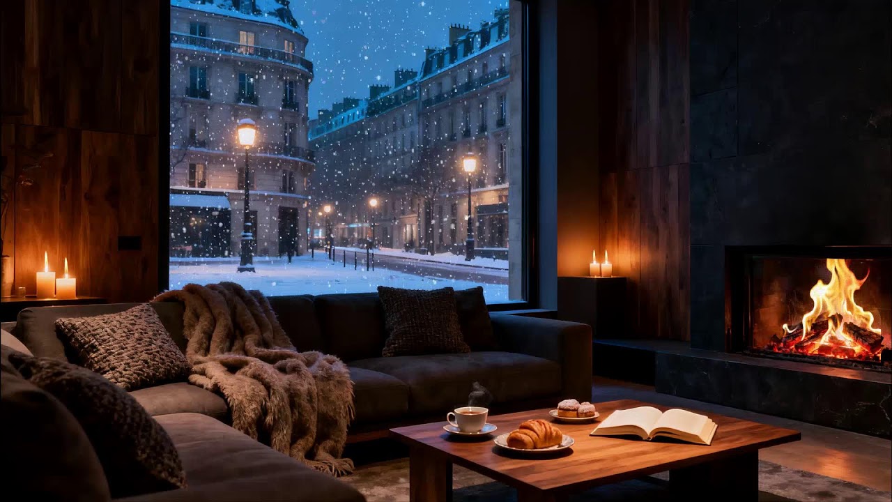 This Is How a Cozy Winter Night Should Feel Fireplace Glow