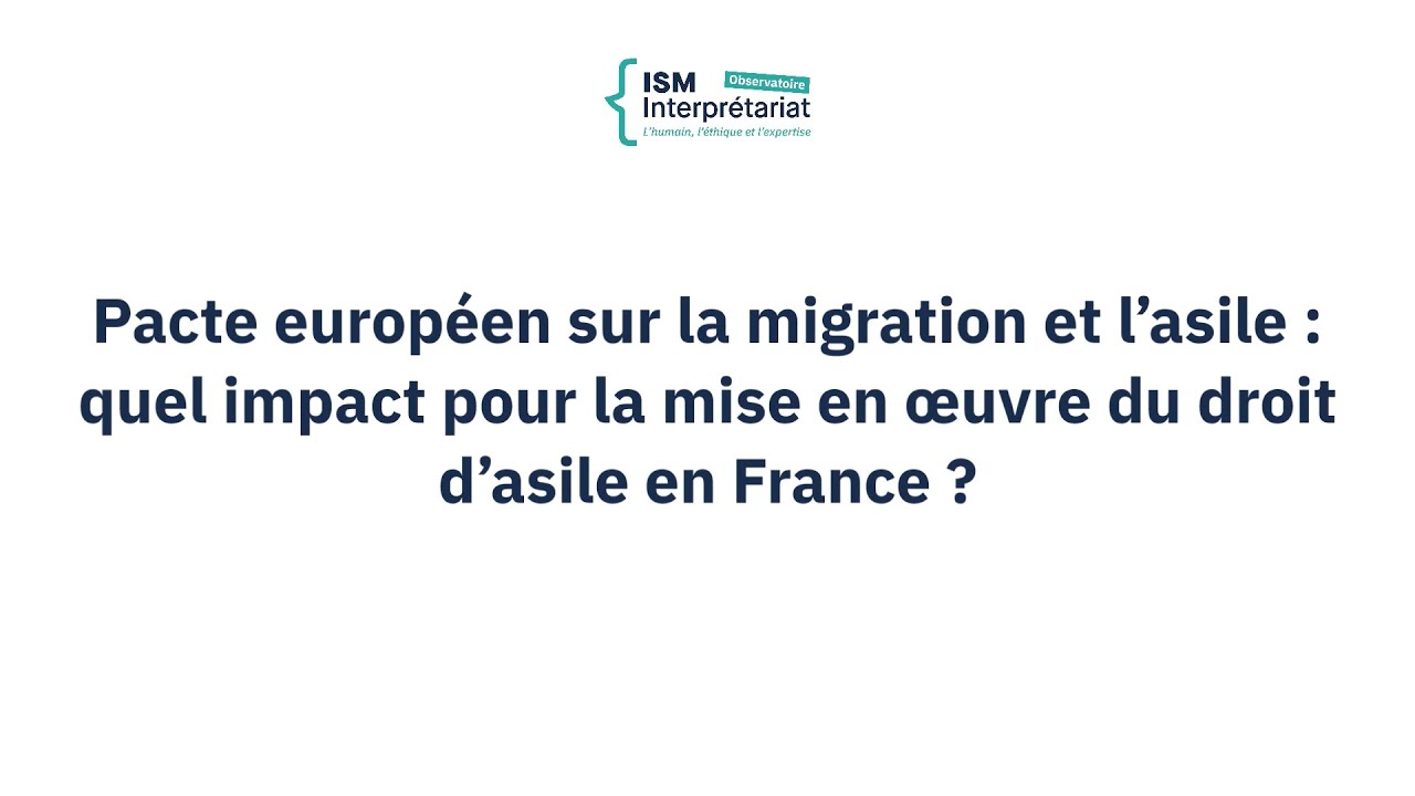 Programme 3D 2024/2025 – Module 3 sur Pacte européen sur l’asile et la migration #2
