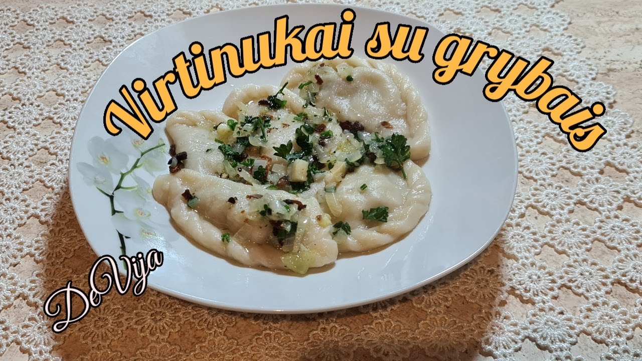 Virtinukai su grybais* Kūčių stalas