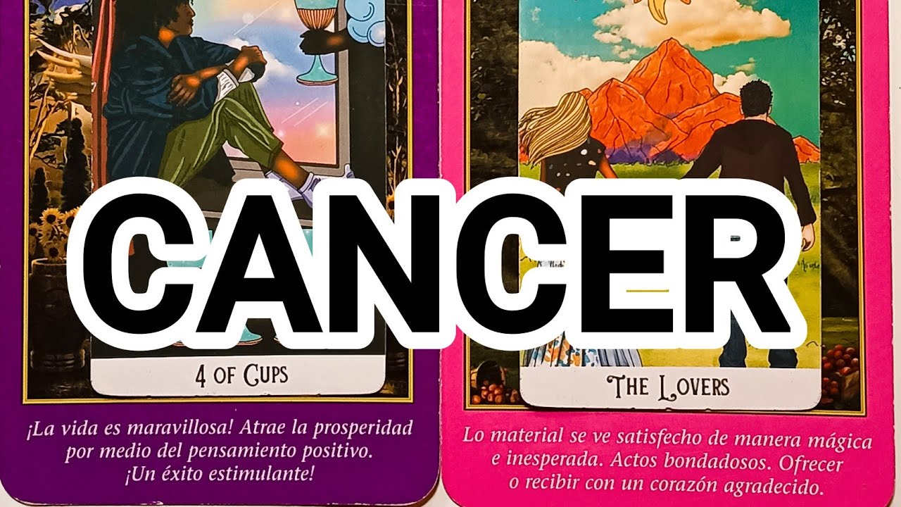 CANCER  NO LO SABES PERO UN DINERAL 💰TE FUE DESTINADO😮➡️   ALGUIEN QUIERE PROPONERTE ESTO
