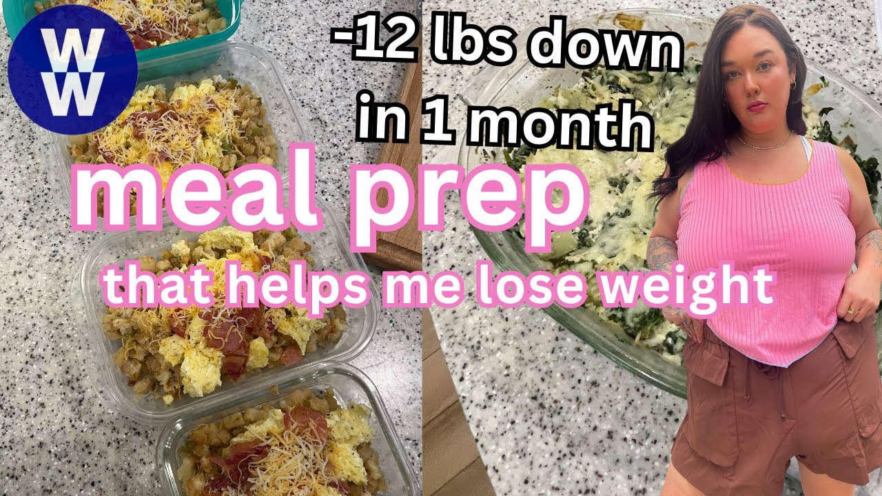 WEEKLY MEAL PREP THAT HELPS ME LOSE WEIGHT! EASY MEALS TO MAKE AT HOME