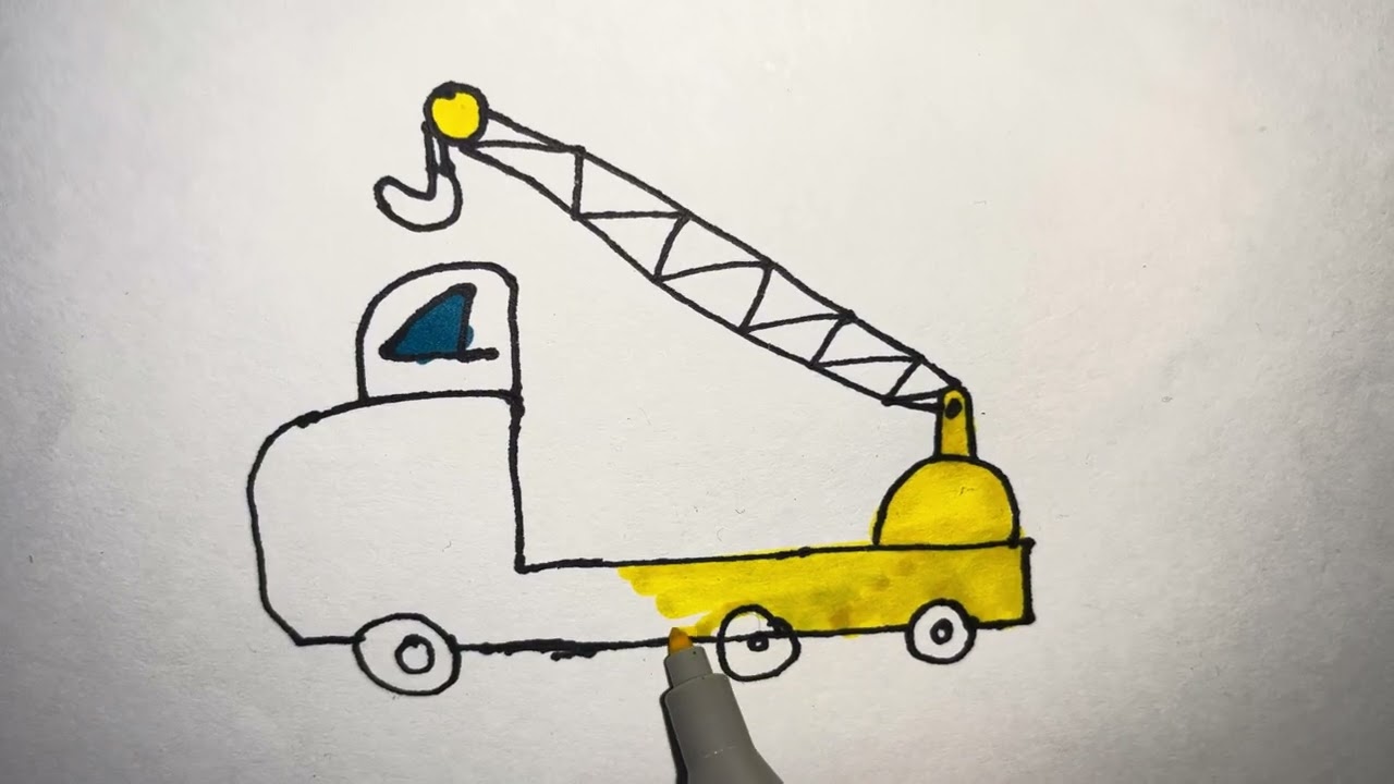 क्रेन बनाने का आसान तरीका || बच्चों के लिए आसान तरीका || Easy way to make a crane|| @RAIK-ART 