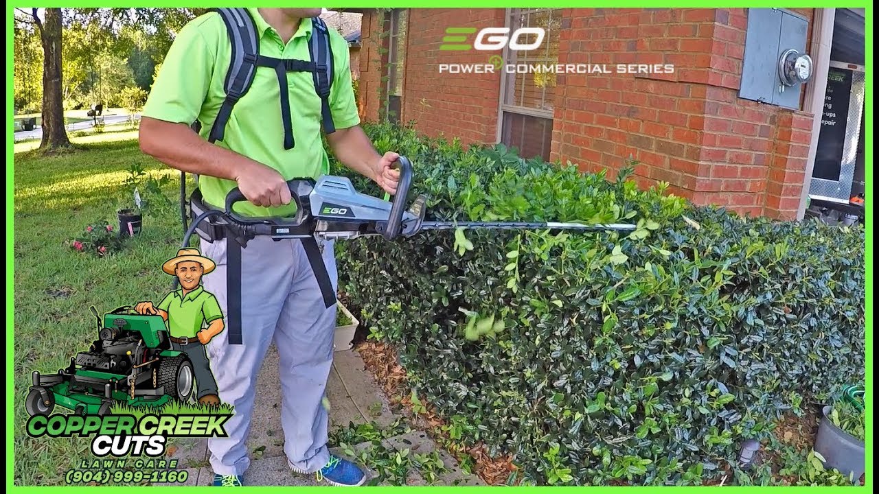 Does EGO's 56V Commercial Hedge Trimmer Cut Through The Gas Competition?