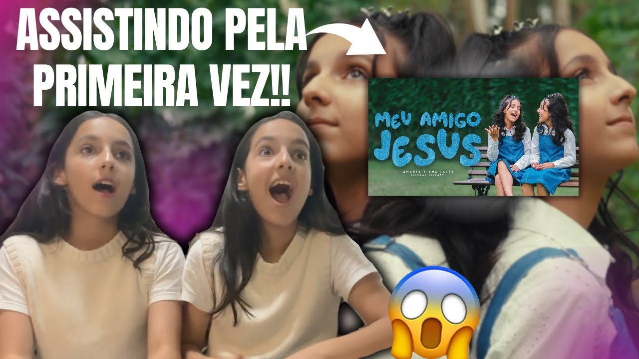 NOSSA REAÇÃO AO ASSISTIR O CLIPE “MEU AMIGO JESUS” PELA PRIMEIRA VEZ!😱