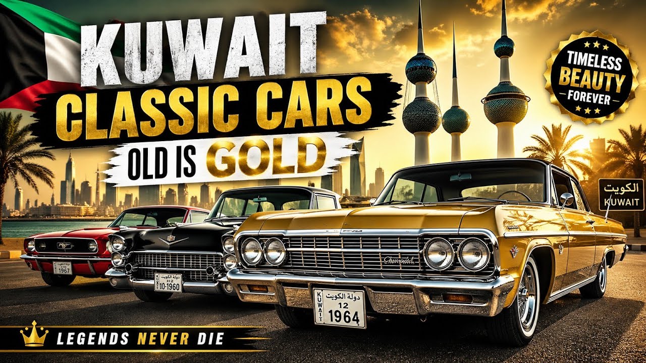 Classic Cars of Kuwait 🇰🇼🚘 | Timeless Machines That Still Turn Heads