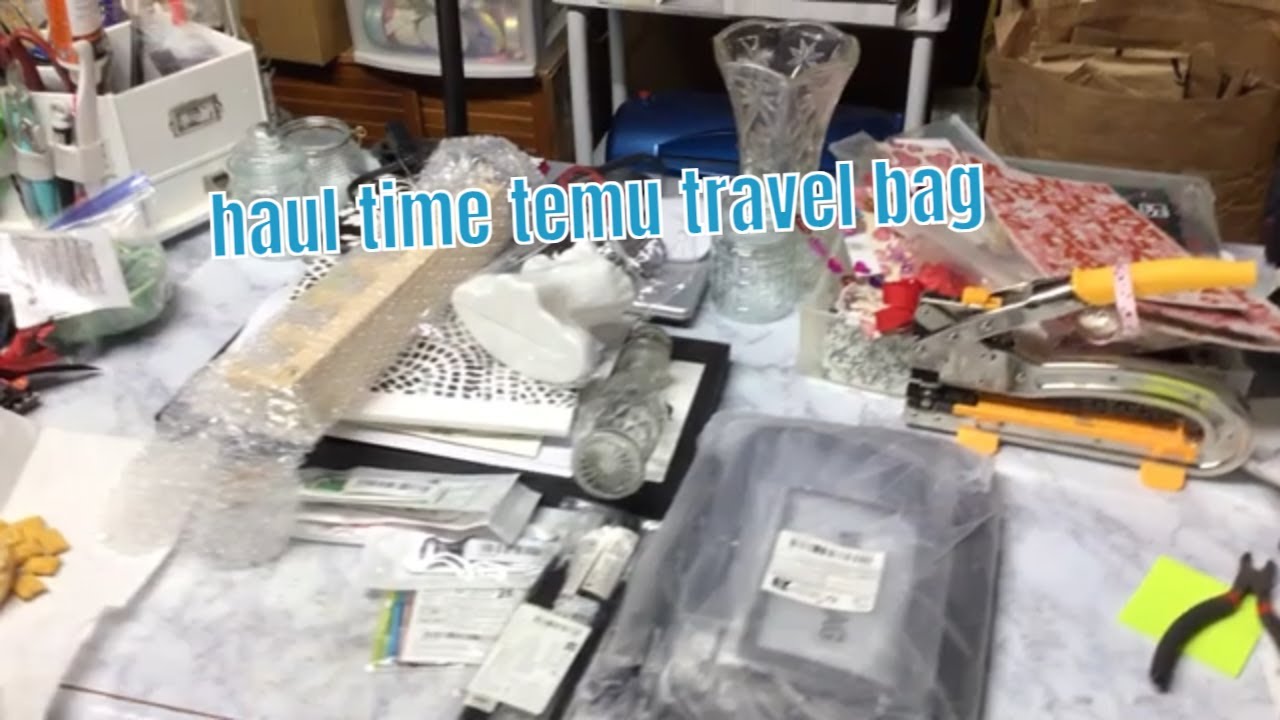 haul time temu travel bag