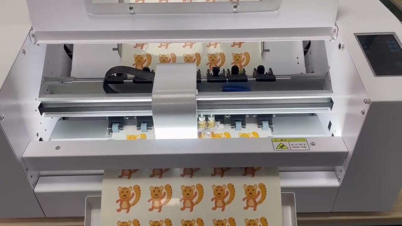 LC 350B High-Precision Double Blades Automatic Custom Stickers Die Cutting Machine for Industrial