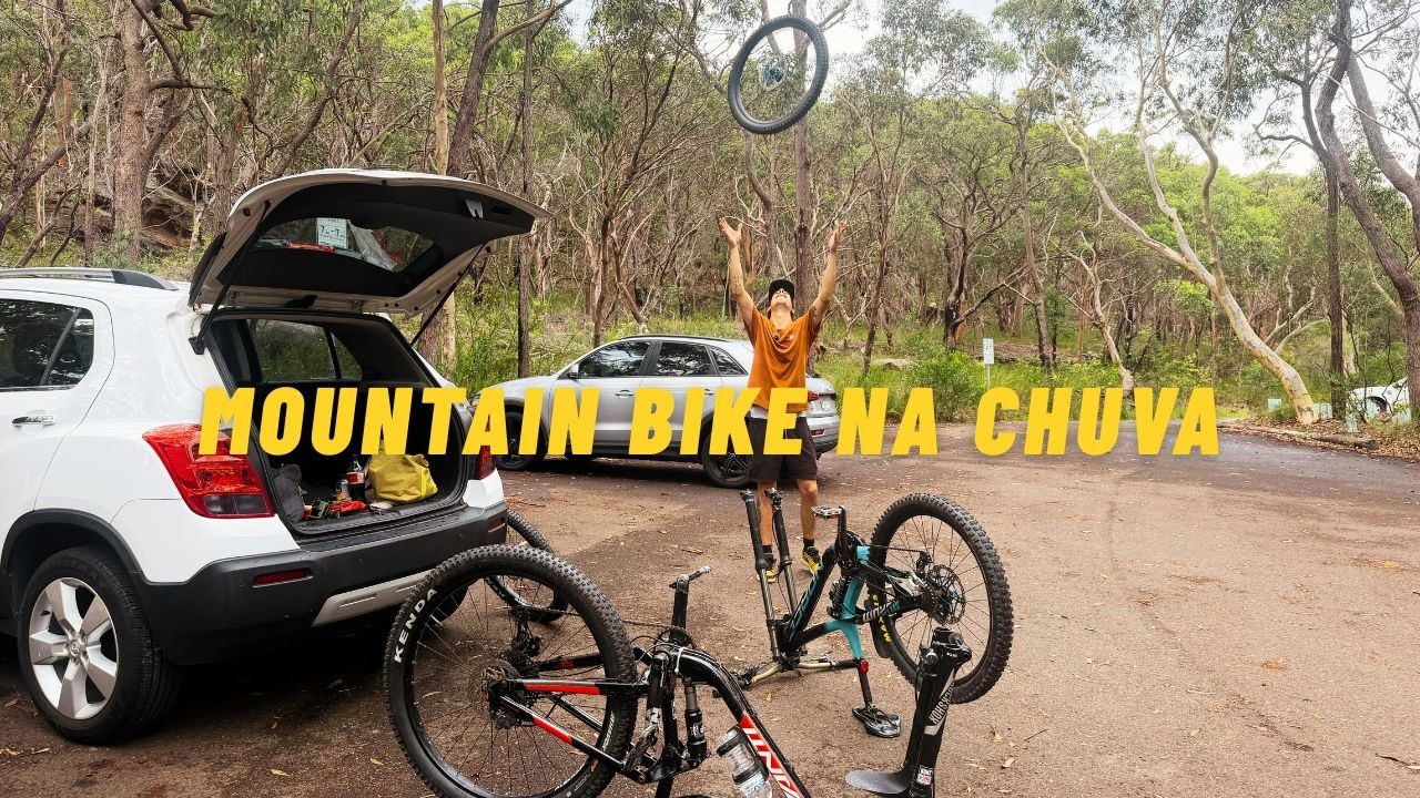 Mountain bike pela primeira vez NA CHUVA
