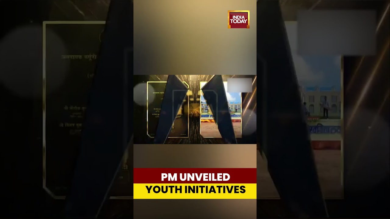 PM Unveiled Youth Initiatives | #shorts #pmnarendramodi #biharnews #toppers #students #biharpolls