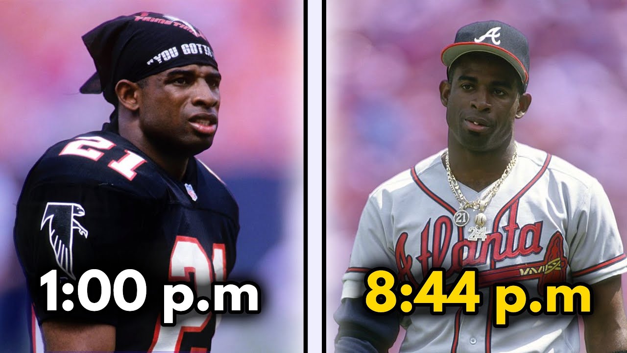 how deion sanders tried playing 2 pro sports in 1 day