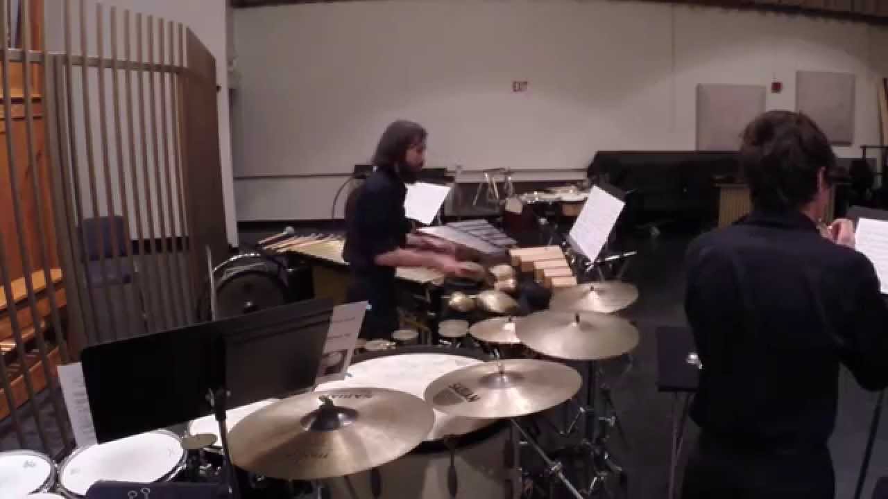 William Kraft - Encounters III for Trumpet and Percussion