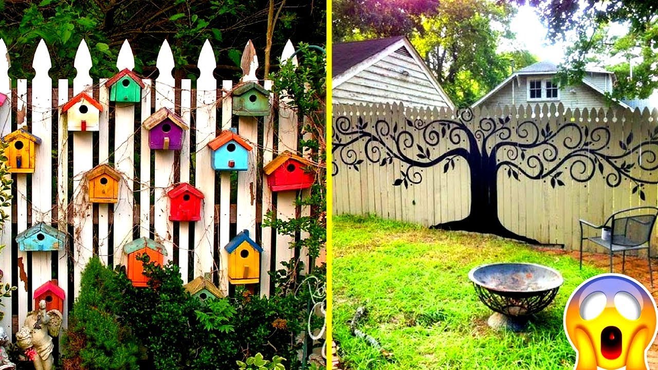 Beautiful DIY Fence Decorations - Creative Fences