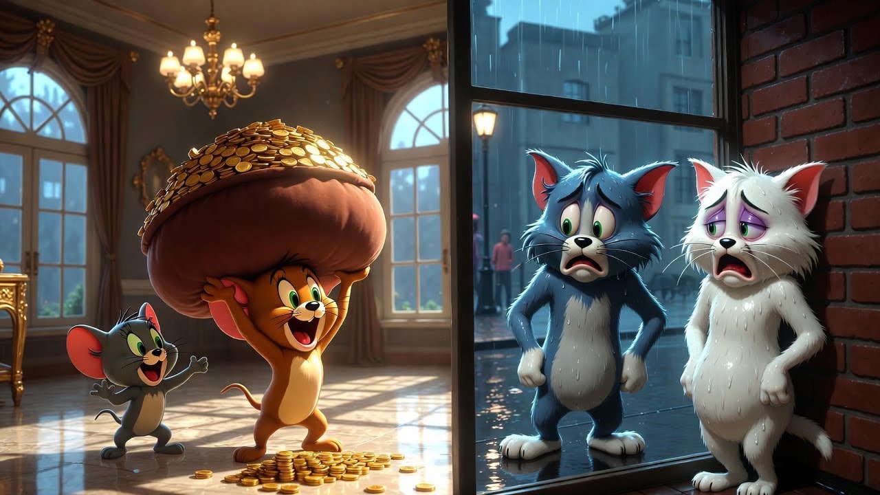 Jerry Becomes Rich, Tom Loses Everything | Tom & Jerry Emotional Story | Tom & Jerry Episode