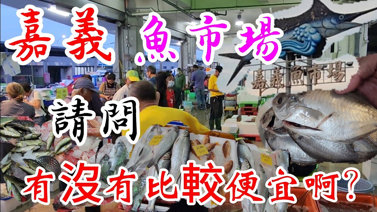 〔嘉義魚市場〕嘉義交流道下有個魚市場，您有來過嗎，您可以跟我講一下怎麼買嗎？#漁港／青蛙／栁葉魚／肉魚／中卷／香魚／文蛤／都買來吃吧。／台語／
